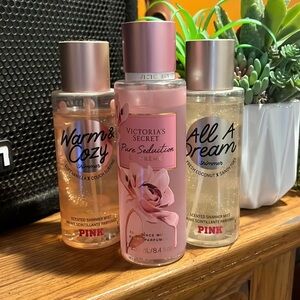 LOT OF 3 *DISCONTINUED* Victoria’s Secret Fragrance Mists